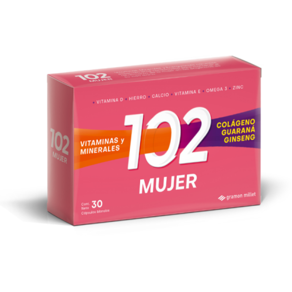 102 Mujer x 30 caps