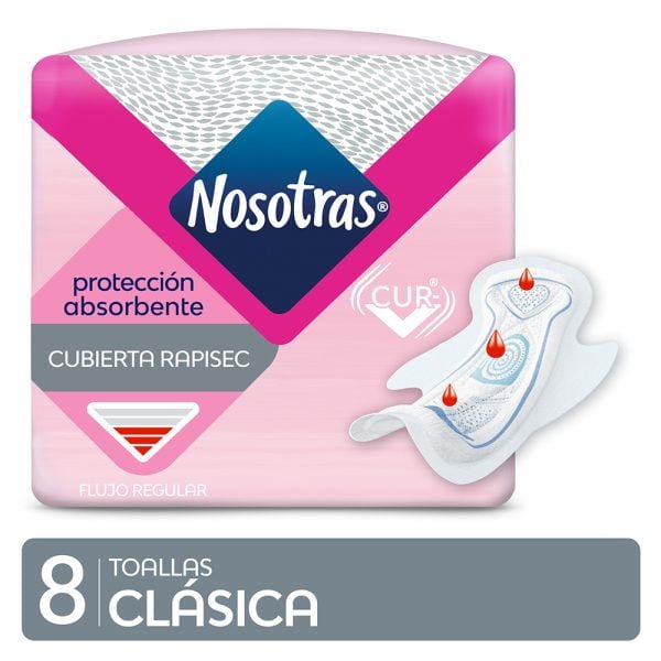 NOSOTRAS Toalla Normal Rapisec X 8u