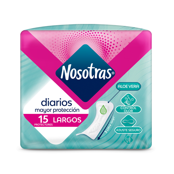 NOSOTRAS Prot Diarios Largos x 15u