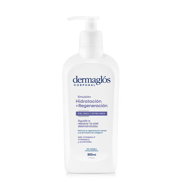 Emulsión Corporal Hidratación + Regeneración Dermaglos x 300ml