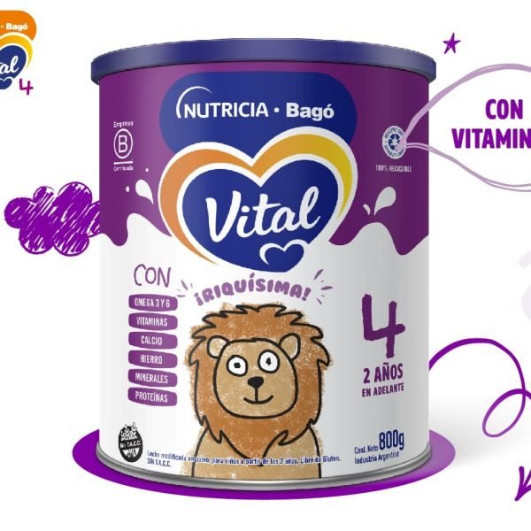Vital 4 leche infantil en polvo x 800grs
