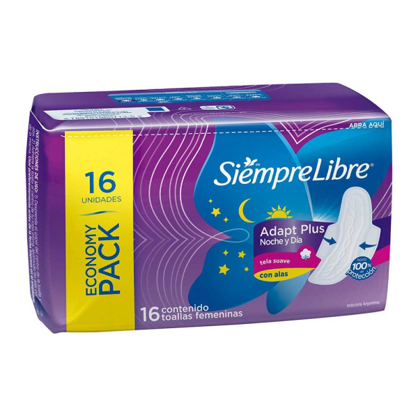 SIEMPRE LIBRE® Adapt Plus Noche y Día x 16