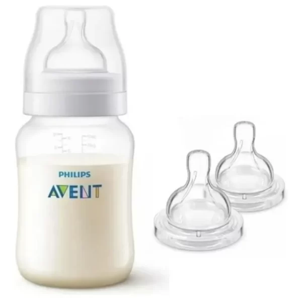 AVENT SET MAMAD 260 ML + 2 TET