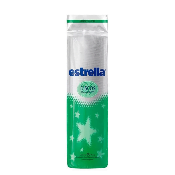 ESTRELLA Discos Desmaquillantes x 80u