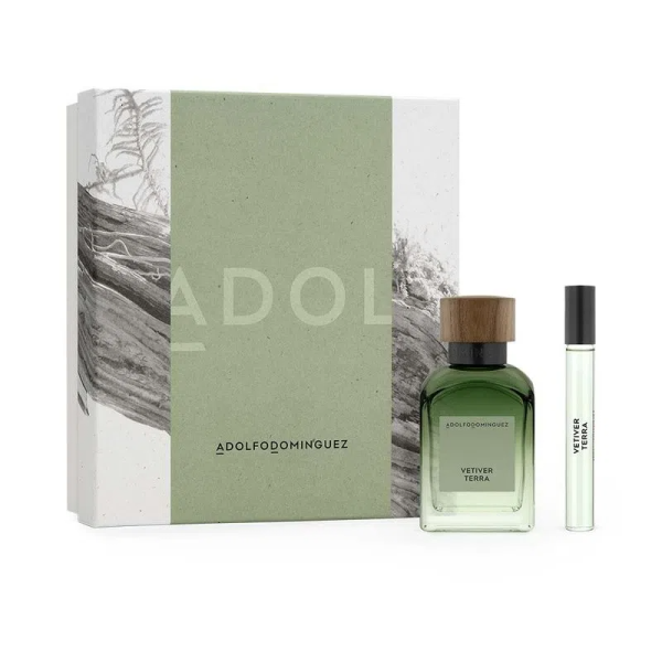 Adolfo Dominguez VETIVER Terra EDP x 120ml + Megaspritzer x 10ml