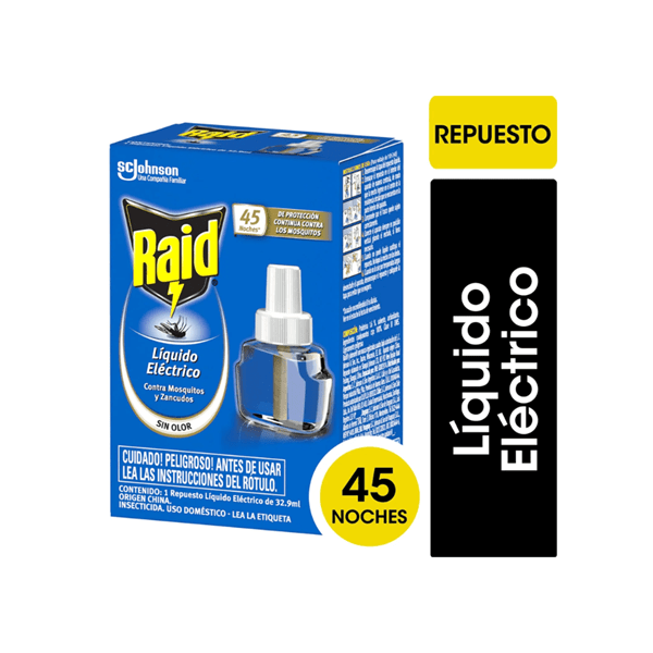 Raid 45 Noches Repuesto Electrico Doble Acción