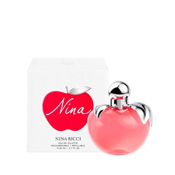 Perfume de Mujer Nina Ricci Edt x 80 ml Recargable