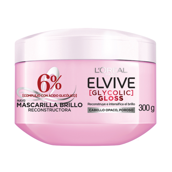 Elvive Glycolic Gloss Mascarilla x 300 ml