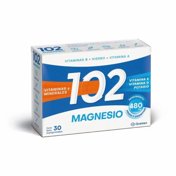 102 Magnesio x 30 comprimidos